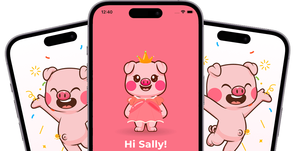 Piggy Bank for Kids app preview