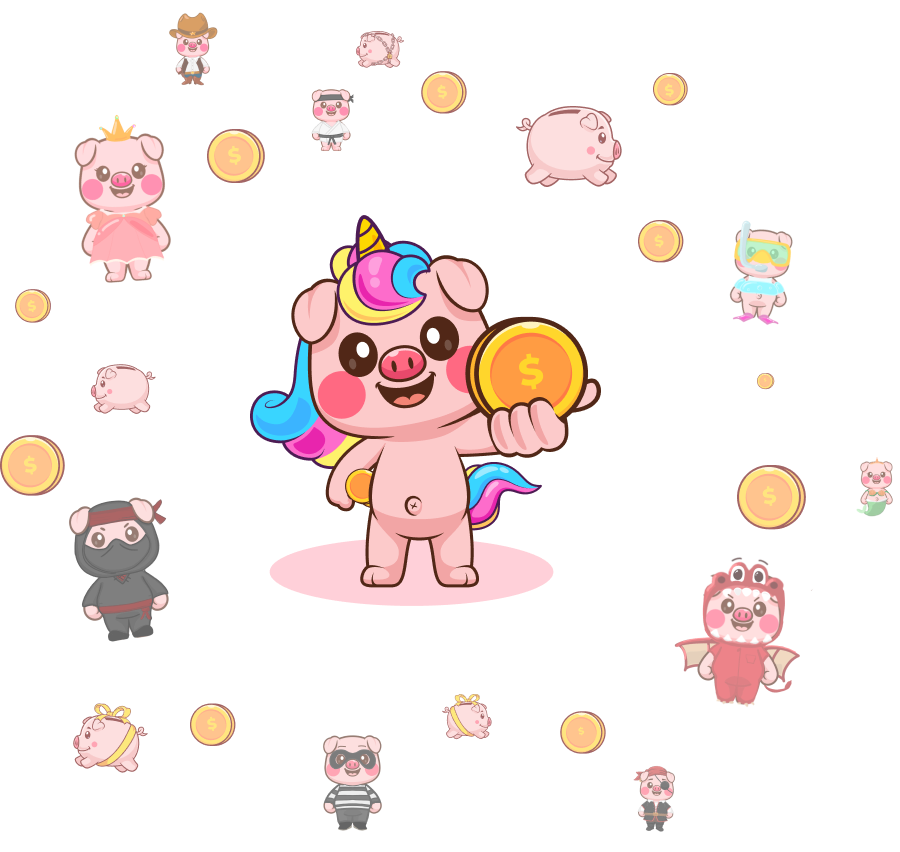 Piggy Bank For Kids App Screen